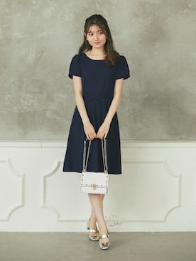 「tocco closet（トッコ　クローゼット）のアイテム（ワンピース/ドレス）」を使った、tocco closet_zozotownさん（レディース・163cm）の冬コーディネート