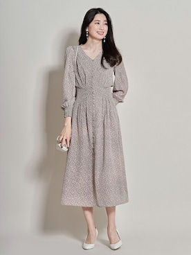 「tocco closet（トッコ　クローゼット）のアイテム（ワンピース/ドレス）」を使った、tocco closet_zozotownさん（レディース・163cm）の冬コーディネート