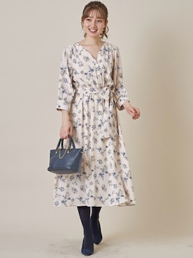 「tocco closet（トッコ　クローゼット）のアイテム（ワンピース/ドレス）」を使った、tocco closet_zozotownさん（レディース・163cm）の冬コーディネート