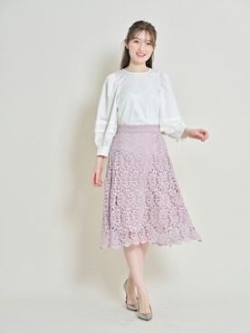 「tocco closet（トッコ　クローゼット）のアイテム」を使った、tocco closet_zozotownさん（レディース・163cm）の夏コーディネート