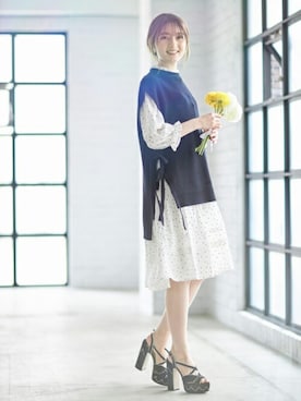 「tocco closet（トッコ　クローゼット）のアイテム」を使った、tocco closet_zozotownさん（レディース・163cm）の春コーディネート