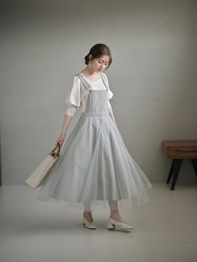 「tocco closet（トッコ　クローゼット）のアイテム（ワンピース/ドレス）」を使った、tocco closet_zozotownさん（レディース・163cm）の春コーディネート