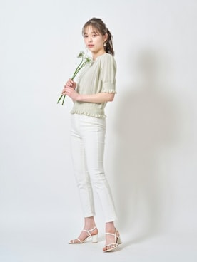 「tocco closet（トッコ　クローゼット）のアイテム」を使った、tocco closet_zozotownさん（レディース・160cm）の春コーディネート