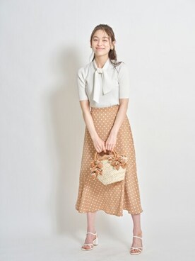 「tocco closet（トッコ　クローゼット）のアイテム」を使った、tocco closet_zozotownさん（レディース・164cm）の春コーディネート