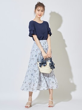 「tocco closet（トッコ　クローゼット）のアイテム」を使った、tocco closet_zozotownさん（レディース・169cm）の夏コーディネート