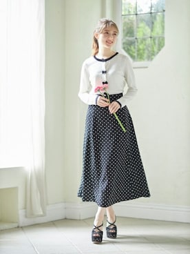 「tocco closet（トッコ　クローゼット）のアイテム」を使った、tocco closet_zozotownさん（レディース・163cm）の夏コーディネート