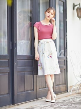 「tocco closet（トッコ　クローゼット）のアイテム」を使った、tocco closet_zozotownさん（レディース・164cm）の夏コーディネート