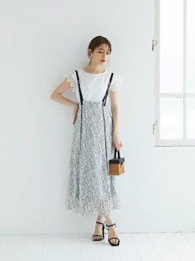 「tocco closet（トッコ　クローゼット）のアイテム」を使った、tocco closet_zozotownさん（レディース・163cm）の夏コーディネート