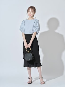 「tocco closet（トッコ　クローゼット）のアイテム」を使った、tocco closet_zozotownさん（レディース・162cm）の夏コーディネート