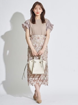 「tocco closet（トッコ　クローゼット）のアイテム」を使った、tocco closet_zozotownさん（レディース・164cm）の夏コーディネート