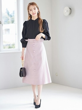 「tocco closet（トッコ　クローゼット）のアイテム」を使った、tocco closet_zozotownさん（レディース・162cm）の秋コーディネート