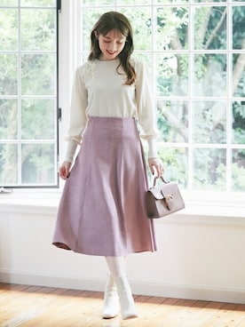 「tocco closet（トッコ　クローゼット）のアイテム」を使った、tocco closet_zozotownさん（レディース・163cm）の秋コーディネート