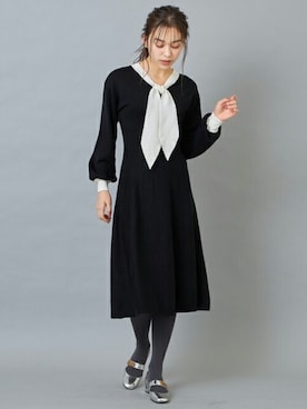 「tocco closet（トッコ　クローゼット）のアイテム（ワンピース/ドレス）」を使った、tocco closet_zozotownさん（レディース・164cm）の秋コーディネート