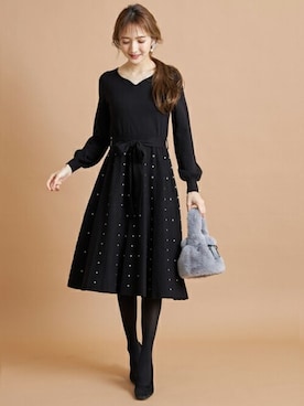 「tocco closet（トッコ　クローゼット）のアイテム（ワンピース/ドレス）」を使った、tocco closet_zozotownさん（レディース・162cm）の秋コーディネート