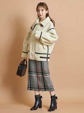 「tocco closet（トッコ　クローゼット）のアイテム（ジャケット/アウター）」を使った、tocco closet_zozotownさん（レディース・162cm）の秋コーディネート