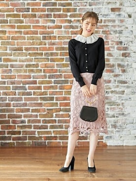 「tocco closet（トッコ　クローゼット）のアイテム」を使った、tocco closet_zozotownさん（レディース・163cm）の秋コーディネート