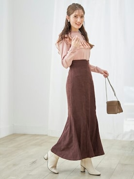「tocco closet（トッコ　クローゼット）のアイテム」を使った、tocco closet_zozotownさん（レディース・163cm）の秋コーディネート