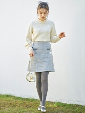 「tocco closet（トッコ　クローゼット）のアイテム」を使った、tocco closet_zozotownさん（レディース・164cm）の冬コーディネート