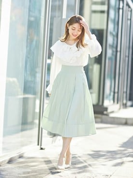 「tocco closet（トッコ　クローゼット）のアイテム」を使った、tocco closet_zozotownさん（レディース・163cm）の冬コーディネート
