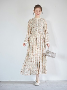 「tocco closet（トッコ　クローゼット）のアイテム（ワンピース/ドレス）」を使った、tocco closet_zozotownさん（レディース・163cm）の冬コーディネート