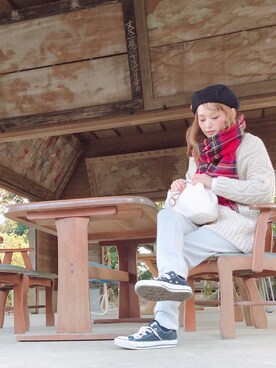 マリン☽･:*さん（レディース・158cm）の冬コーディネート