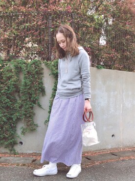 「RAZIEL（ラジエル）のアイテム」を使った、マリン☽･:*さん（レディース・158cm）の春コーディネート