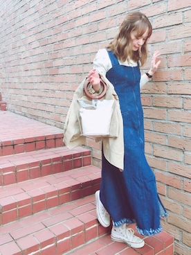 「RAZIEL（ラジエル）のアイテム」を使った、マリン☽･:*さん（レディース・158cm）の春コーディネート