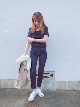 「induna（インデュナ）のアイテム」を使った、マリン☽･:*さん（レディース・157cm）の夏コーディネート