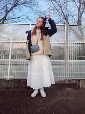 マリン☽･:*さん（レディース・158cm）の春コーディネート