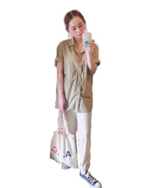 「induna（インデュナ）のアイテム」を使った、マリン☽･:*さん（レディース・158cm）の夏コーディネート