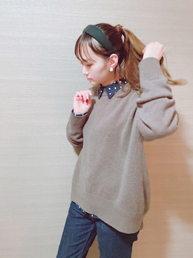「emmaculate（エマキュレイト）のアイテム」を使った、マリン☽･:*さん（レディース・158cm）の冬コーディネート