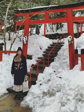 「貴船神社」｜ Tsuiさん（レディース・154cm）の春コーディネート