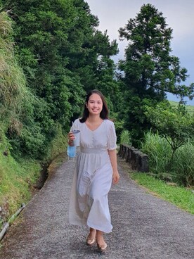 「PROPORTION BODY DRESSING（プロポーションボディドレッシング）のアイテム（ワンピース/ドレス）」を使った、 Tsuiさん（レディース・153cm）の夏コーディネート