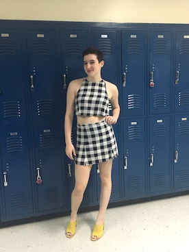 「plaid」｜「アイテム（サンダル）」を使った、Sylvieさん（レディース・168cm）の春コーディネート