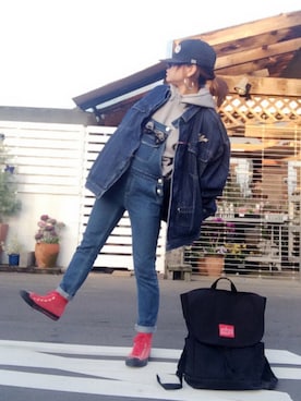 「WESCO（ウエスコ）のアイテム」を使った、youkiさん（レディース・158cm）の冬コーディネート