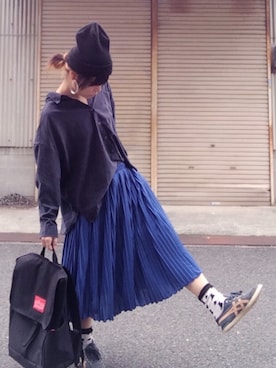 「スプリングSENSEOFPLACE」｜「アイテム（アクセサリー）」を使った、youkiさん（レディース・158cm）の春コーディネート