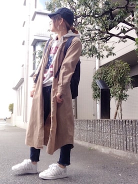 「NEI（ネイ）のアイテム（ワンピース/ドレス）」を使った、youkiさん（レディース・158cm）の春コーディネート