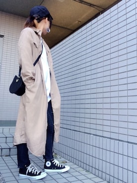 「NEI（ネイ）のアイテム（ワンピース/ドレス）」を使った、youkiさん（レディース・158cm）の春コーディネート