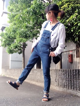 「EVRIS（エヴリス）のアイテム（リング）」を使った、youkiさん（レディース・158cm）の春コーディネート