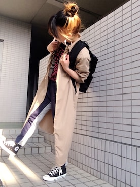 「NEI（ネイ）のアイテム（ワンピース/ドレス）」を使った、youkiさん（レディース・158cm）の春コーディネート