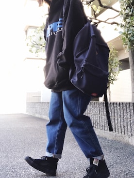 「EMPIRE（エンパイア）のアイテム」を使った、youkiさん（レディース・158cm）の冬コーディネート