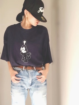 「EVRIS（エヴリス）のアイテム（リング）」を使った、youkiさん（レディース・158cm）の夏コーディネート