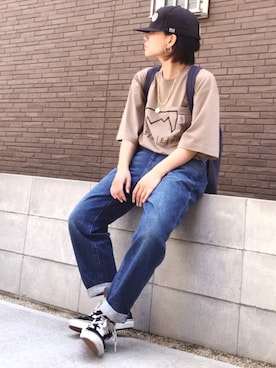 「2連ネックレス」｜youkiさん（レディース・157cm）の夏コーディネート