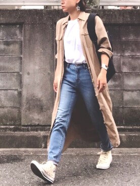 「NEI（ネイ）のアイテム（ワンピース/ドレス）」を使った、youkiさん（レディース・160cm）の夏コーディネート