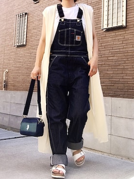 「SIKI PRODUCT.（シキプロダクト）のアイテム」を使った、youkiさん（レディース・161cm）の夏コーディネート