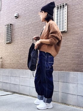 「SIKI PRODUCT.（シキプロダクト）のアイテム」を使った、youkiさん（レディース・161cm）の秋コーディネート