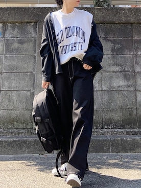 「DAYLIFE（デイライフ）のアイテム」を使った、youkiさん（レディース・161cm）の春コーディネート