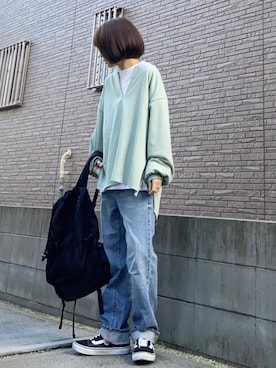 「Add+（アッド）のアイテム」を使った、youkiさん（レディース・161cm）の秋コーディネート