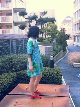 「文化服装学院」｜nakaさん（レディース・153cm）の春コーディネート