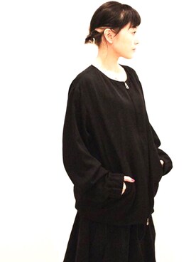 「アイテム（ブルゾン）」を使った、アキさん（レディース・150cm・30代）の冬コーディネート